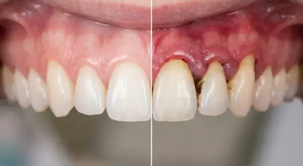 Zdrowe dziąsła vs. zapalenie przyzębia. Dowiedz się, czym jest periodontologia i jak dbać o zdrowie jamy ustnej.