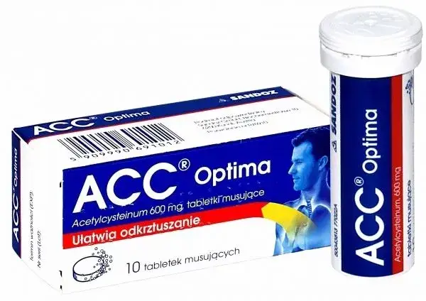 ACC opakowanie, tabletki musujące