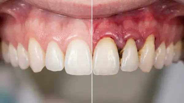 Zdrowe dziąsła vs. zapalenie przyzębia. Dowiedz się, czym jest periodontologia i jak dbać o zdrowie jamy ustnej.